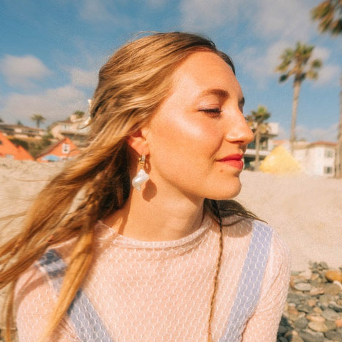 Jumbo Shell Super Chunky Huggie Hoop Charms