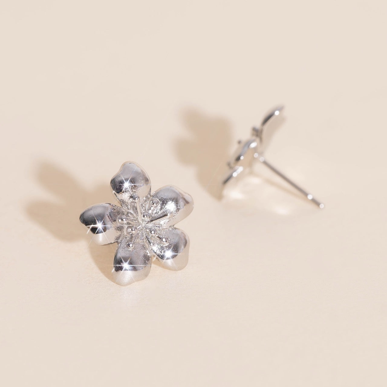 Hibiscus Stud Earrings