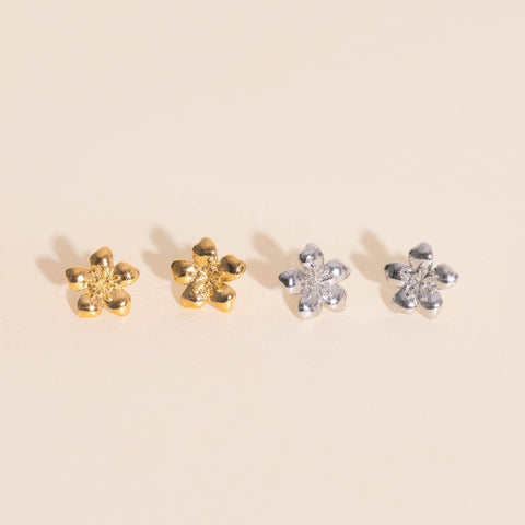 Hibiscus Stud Earrings
