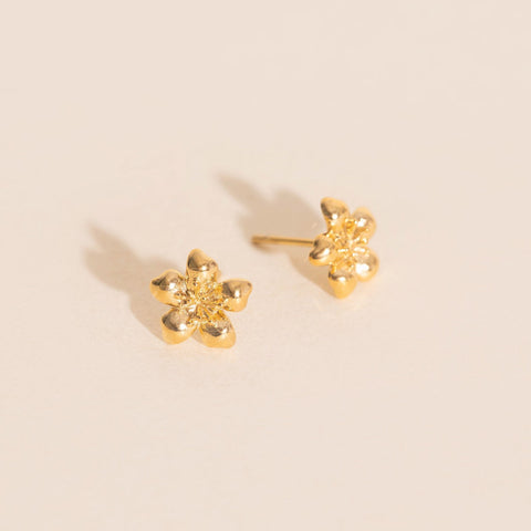 Mini Hibiscus Stud Earrings