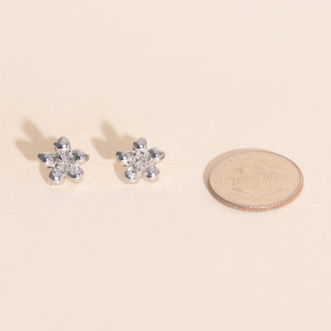 Mini Hibiscus Stud Earrings