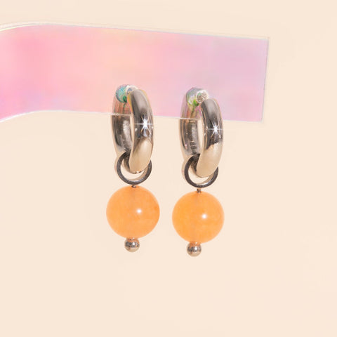 Aura Huggie Hoop Charms