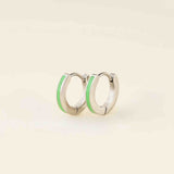 Color Huggie Hoop Earrings