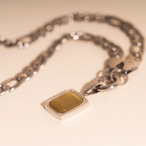 Golden Ember Necklace Charm