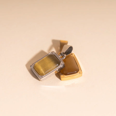 Golden Ember Necklace Charm