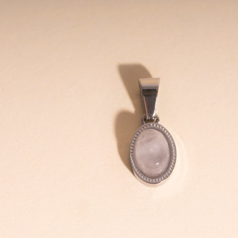 Dawn to Dusk Oval Necklace Charm