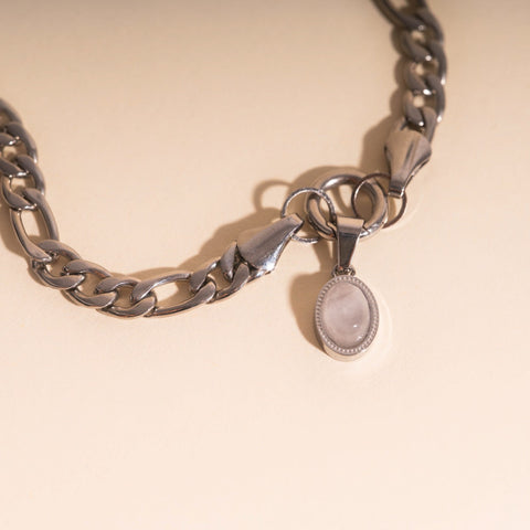 Dawn to Dusk Oval Necklace Charm