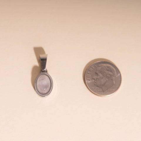 Dawn to Dusk Oval Necklace Charm