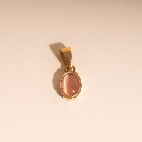 Haze Oval Necklace Charm