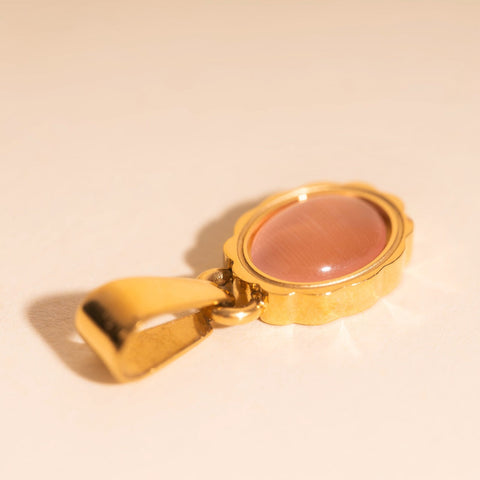 Haze Oval Necklace Charm
