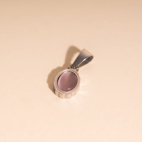 Haze Oval Necklace Charm