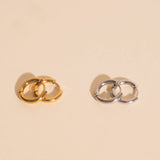 Titanium Mini Rounded Huggie Hoop Earrings