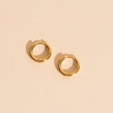 Mini Rounded Huggie Hoop Earrings