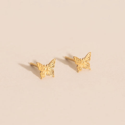 Mini Butterfly Stud Earrings