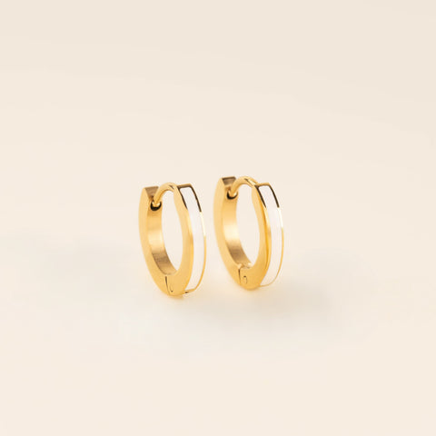 Color Huggie Hoop Earrings