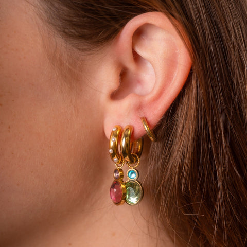 Twist and Mix Huggie Hoop Charms