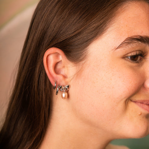 Titanium Mini Rounded Huggie Hoop Earrings