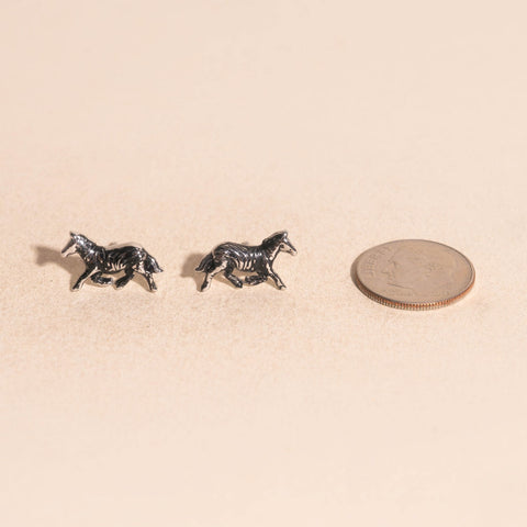 Zebra Mini Stud Earrings