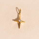 North Star Crystal Necklace Charm