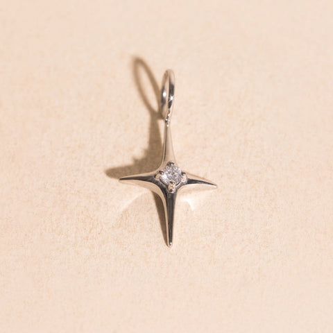 North Star Crystal Necklace Charm