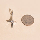 North Star Crystal Necklace Charm