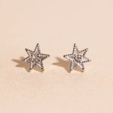 Crystal Star Stud Earrings