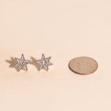Crystal Star Stud Earrings