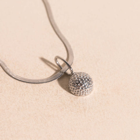 Golf Ball Necklace Charm