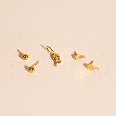 Pickleball Stud Earrings
