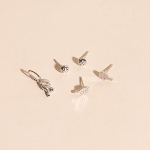 Pickleball Stud Earrings