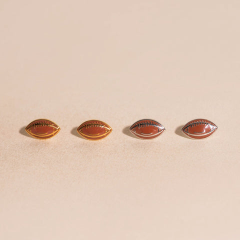 Football Stud Earrings