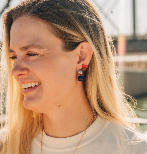 Bubble Bobber Stud Earrings