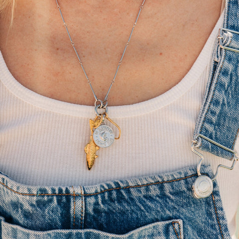 Trout Necklace Charm