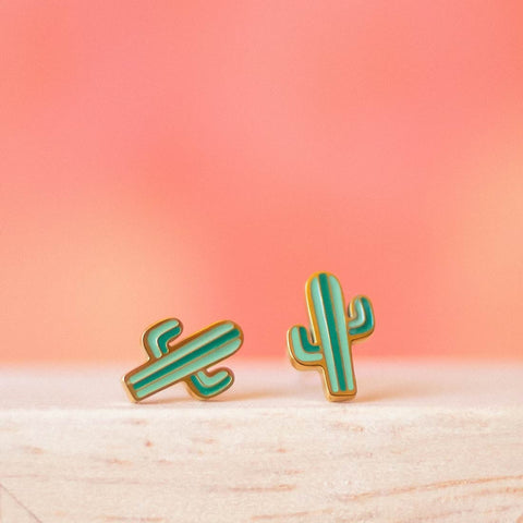 Cactus Stud Earrings