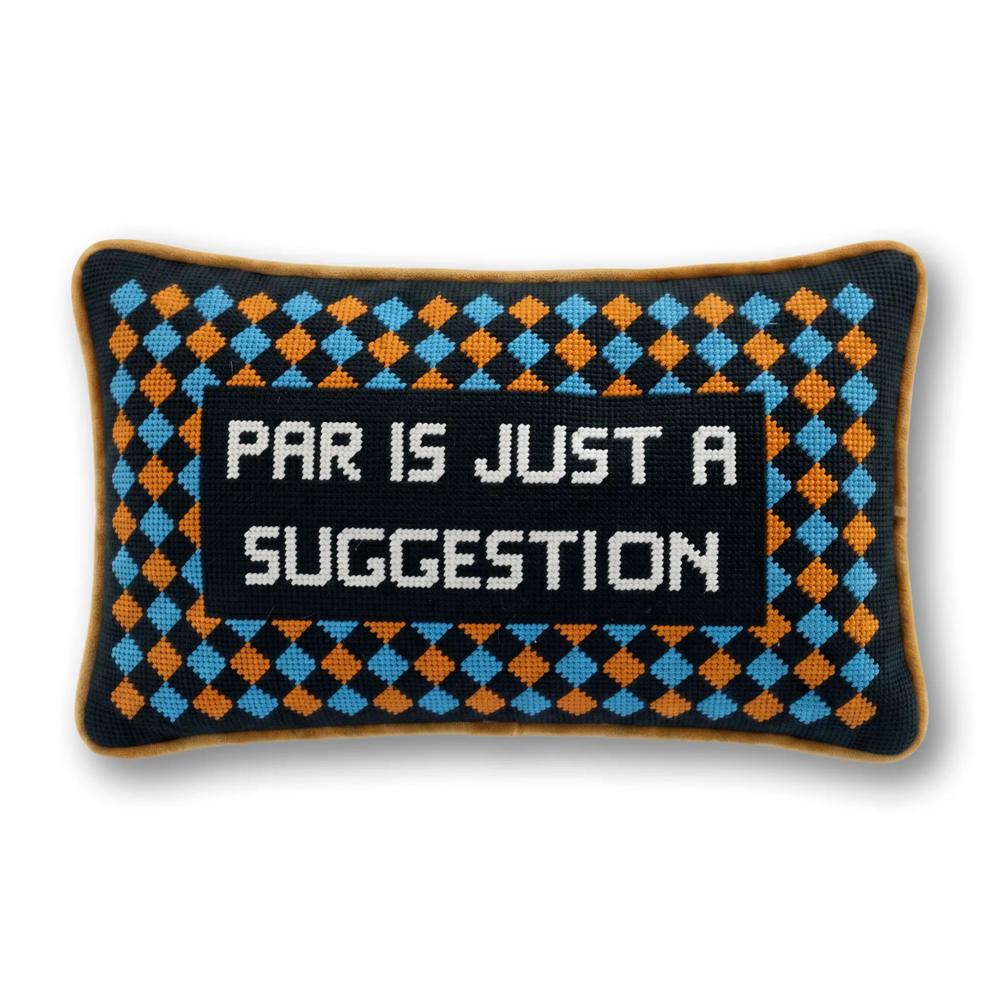 Needlepoint Pillow - Par Is Just a Suggestion