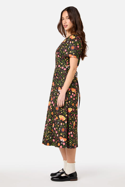 Folk Art Midi Dress