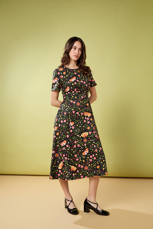 Folk Art Midi Dress