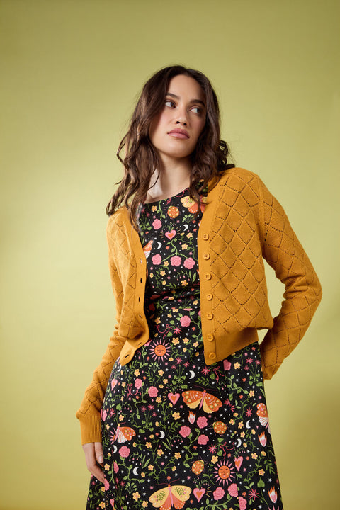 Folk Art Midi Dress