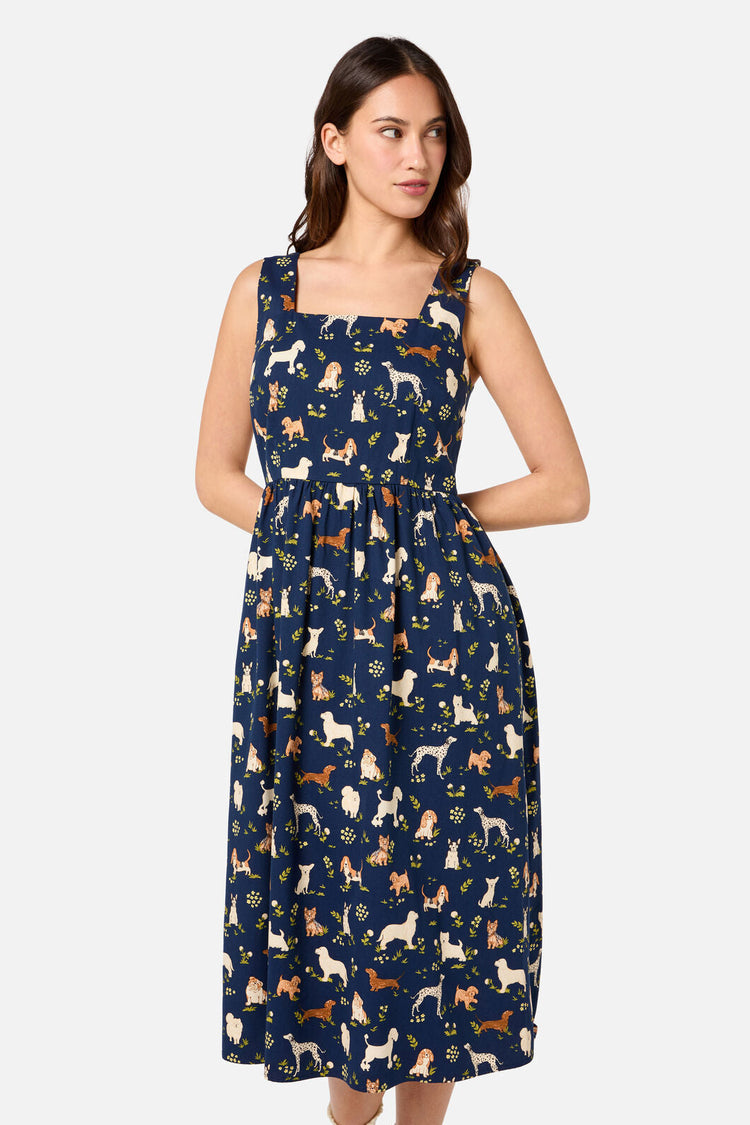 Cute Dogs Midi Dress