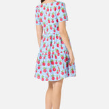 Radish Picnic Smock Dress