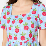 Radish Picnic Smock Dress