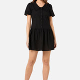 Andrea Drop Waist Mini Dress