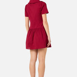 Andrea Drop Waist Mini Dress