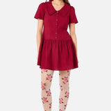 Andrea Drop Waist Mini Dress