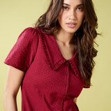 Andrea Drop Waist Mini Dress