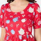 Tea Time Short Sleeve Dress