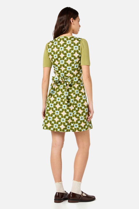 pinafore dress short Fewfanhot Womens Dresses Summer Overalls Dress Casual Adjustable Straps Pinafore Dress Short Skirt with Pockets, Women's, Size: Medium, Green
