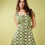 Ginny 60's Mini Pinafore Dress