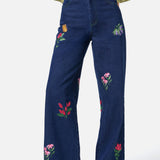 Garden Party Embroidered Jean