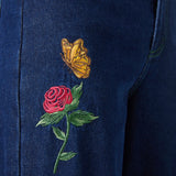 Garden Party Embroidered Jean